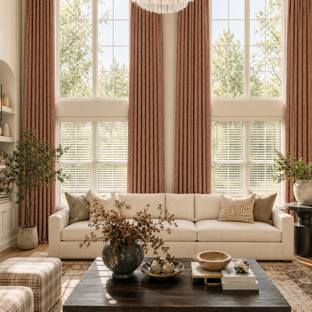 Rupert Cashmere Texture Curtains