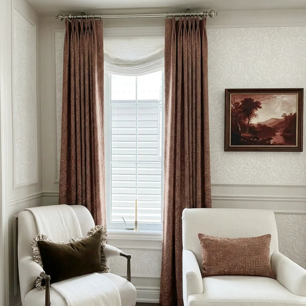 Rupert Cashmere Texture Curtains