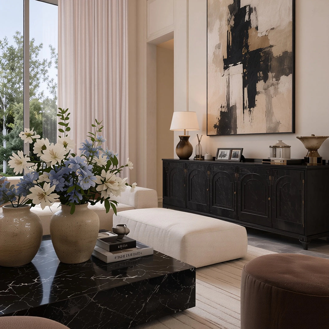 Rupert Cashmere Texture Curtains