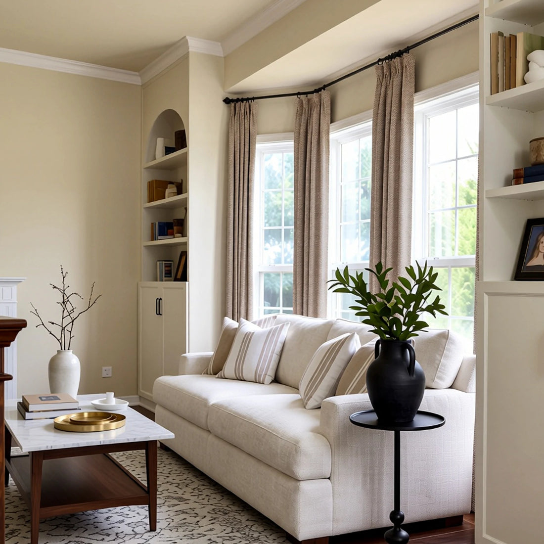 Rupert Cashmere Texture Curtains