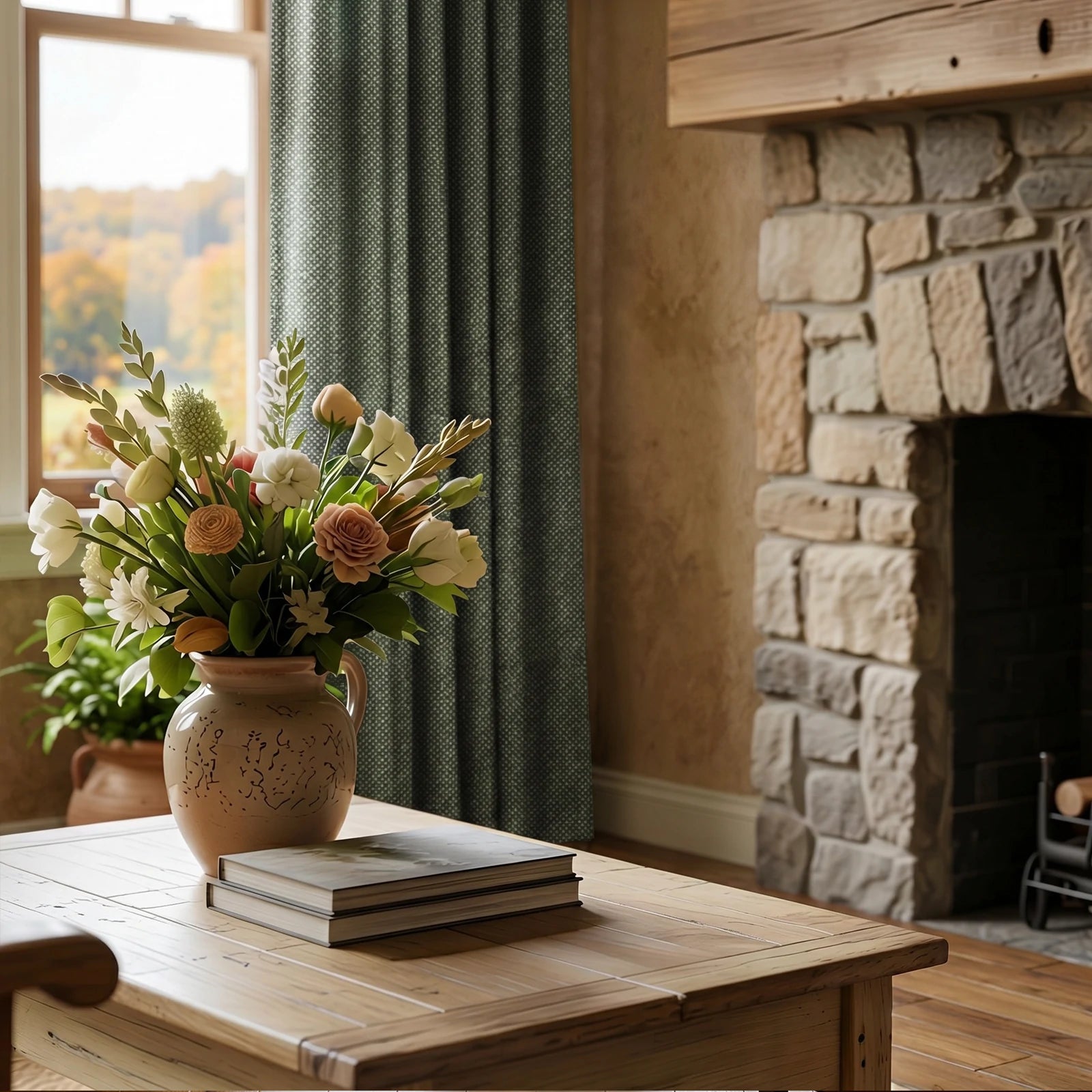 Rupert Cashmere Texture Curtains