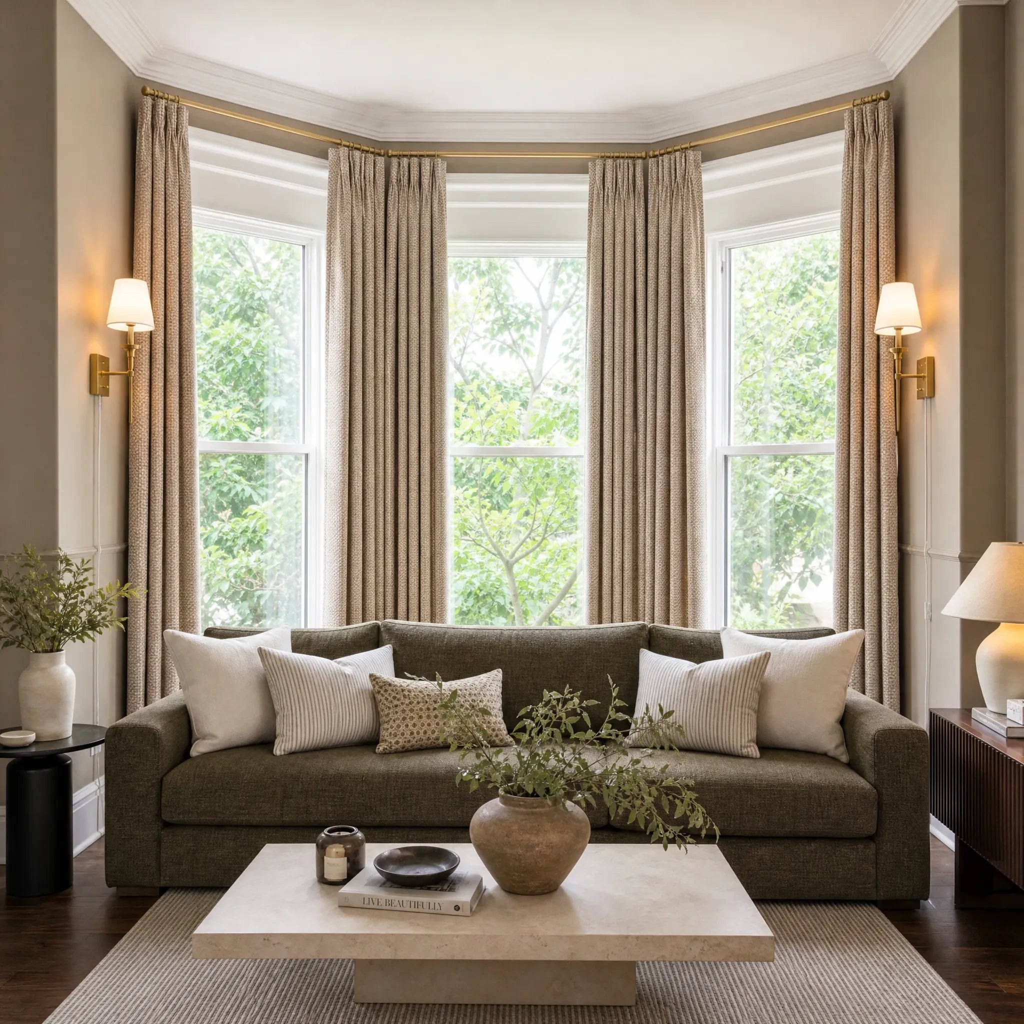 Rupert Cashmere Texture Curtains