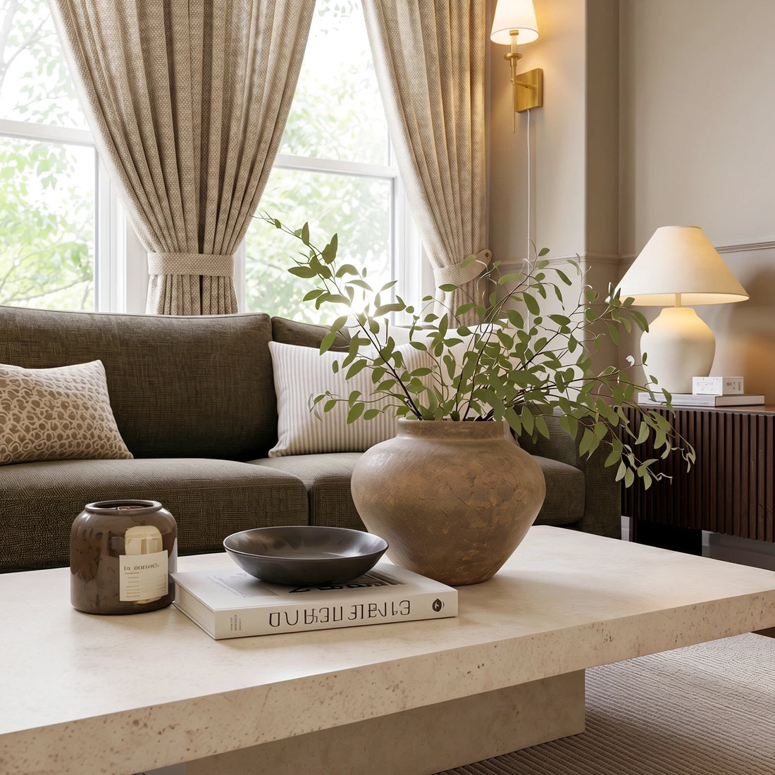 Rupert Cashmere Texture Curtains