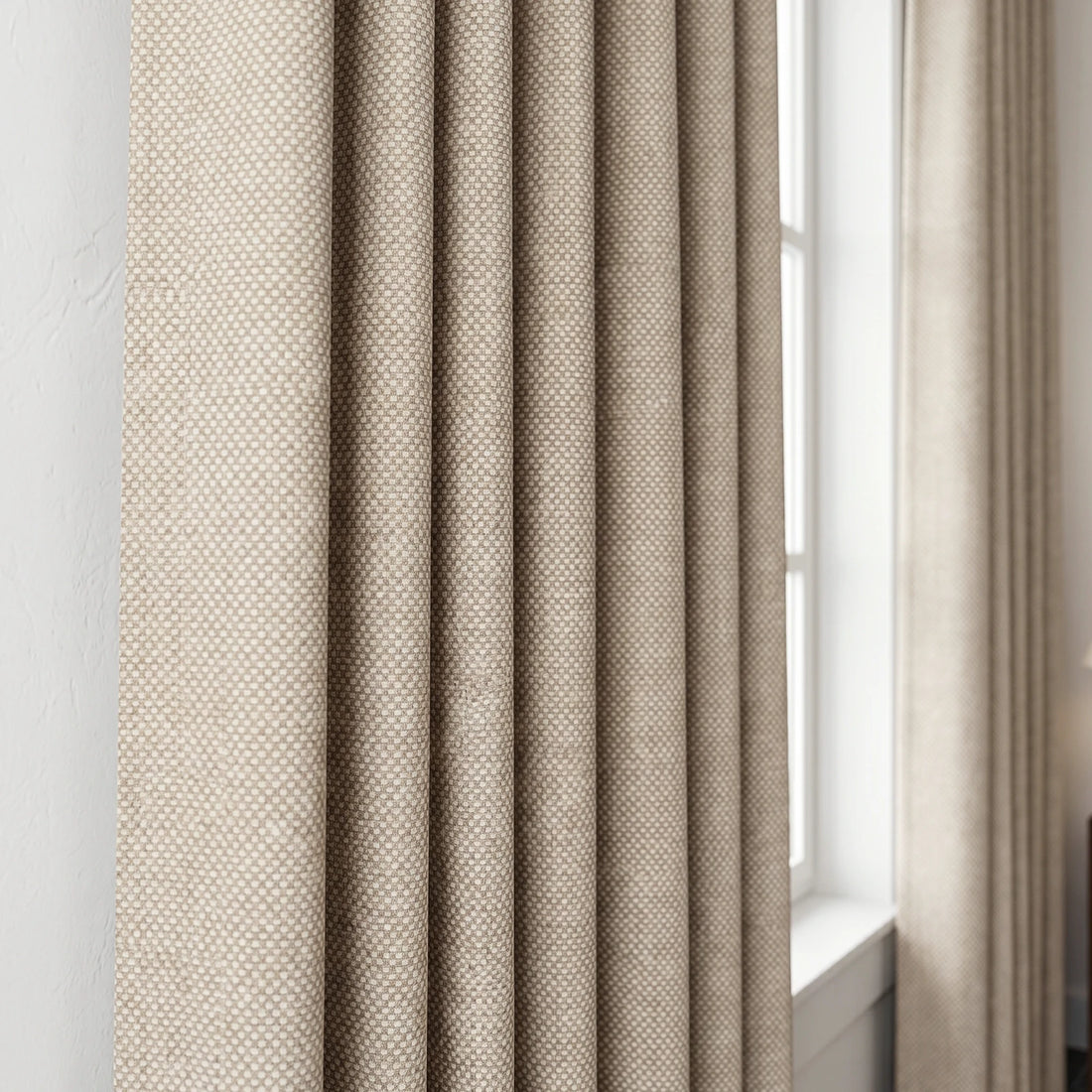 Rupert Cashmere Texture Curtains