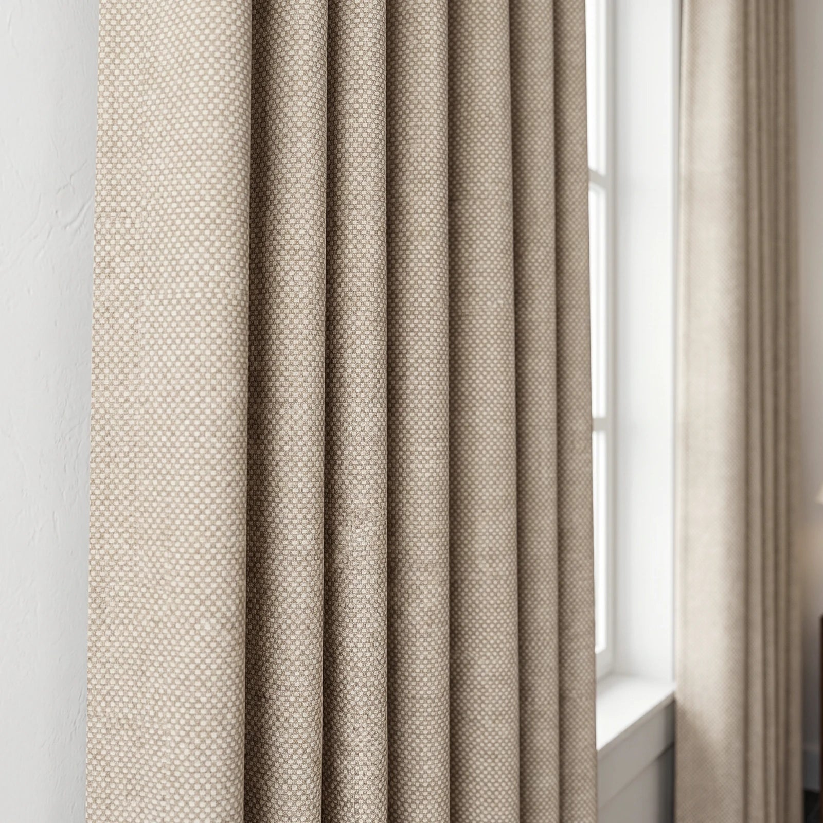 Rupert Cashmere Texture Curtains