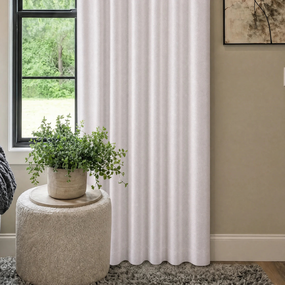 Rupert Cashmere Texture Curtains