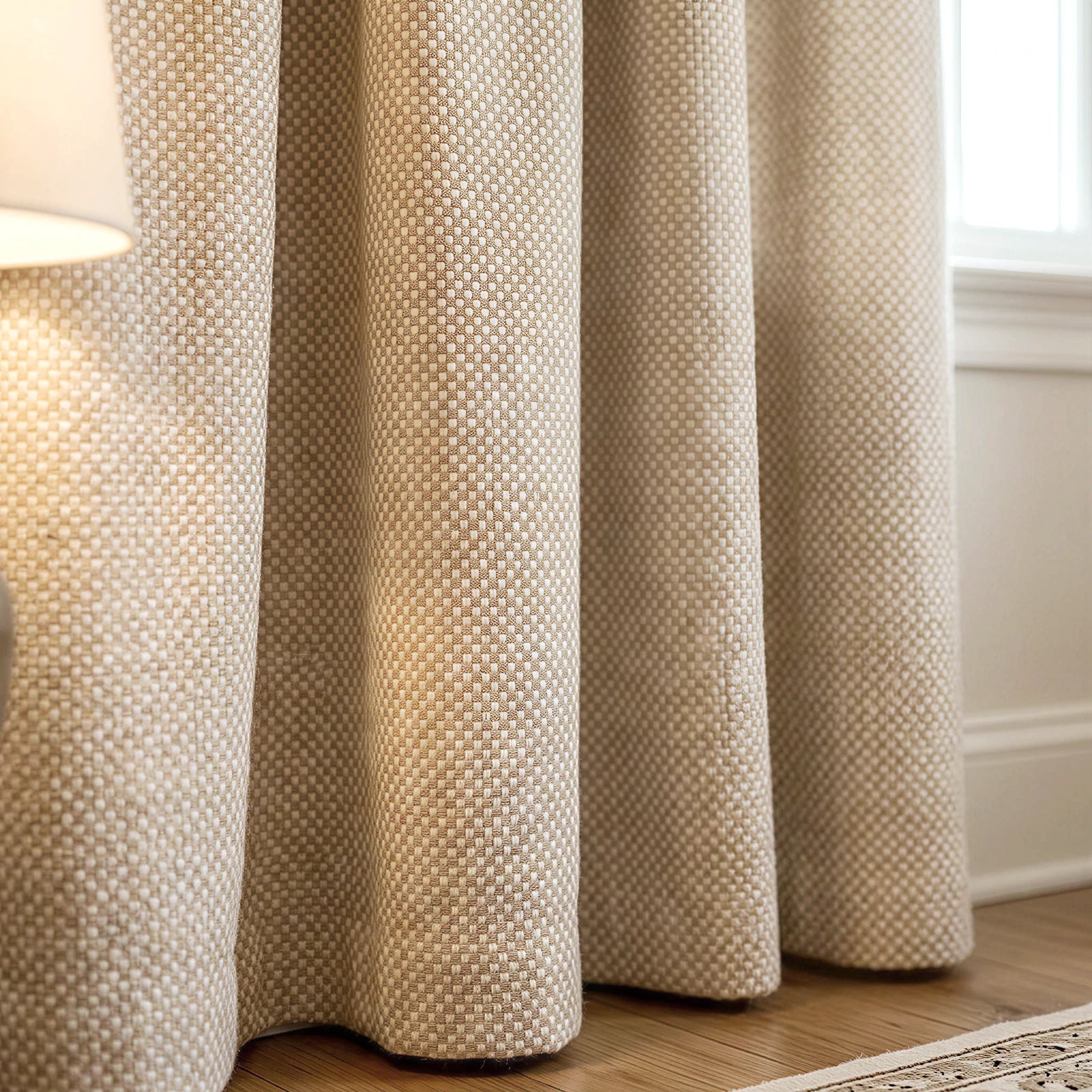 Rupert Cashmere Texture Curtains