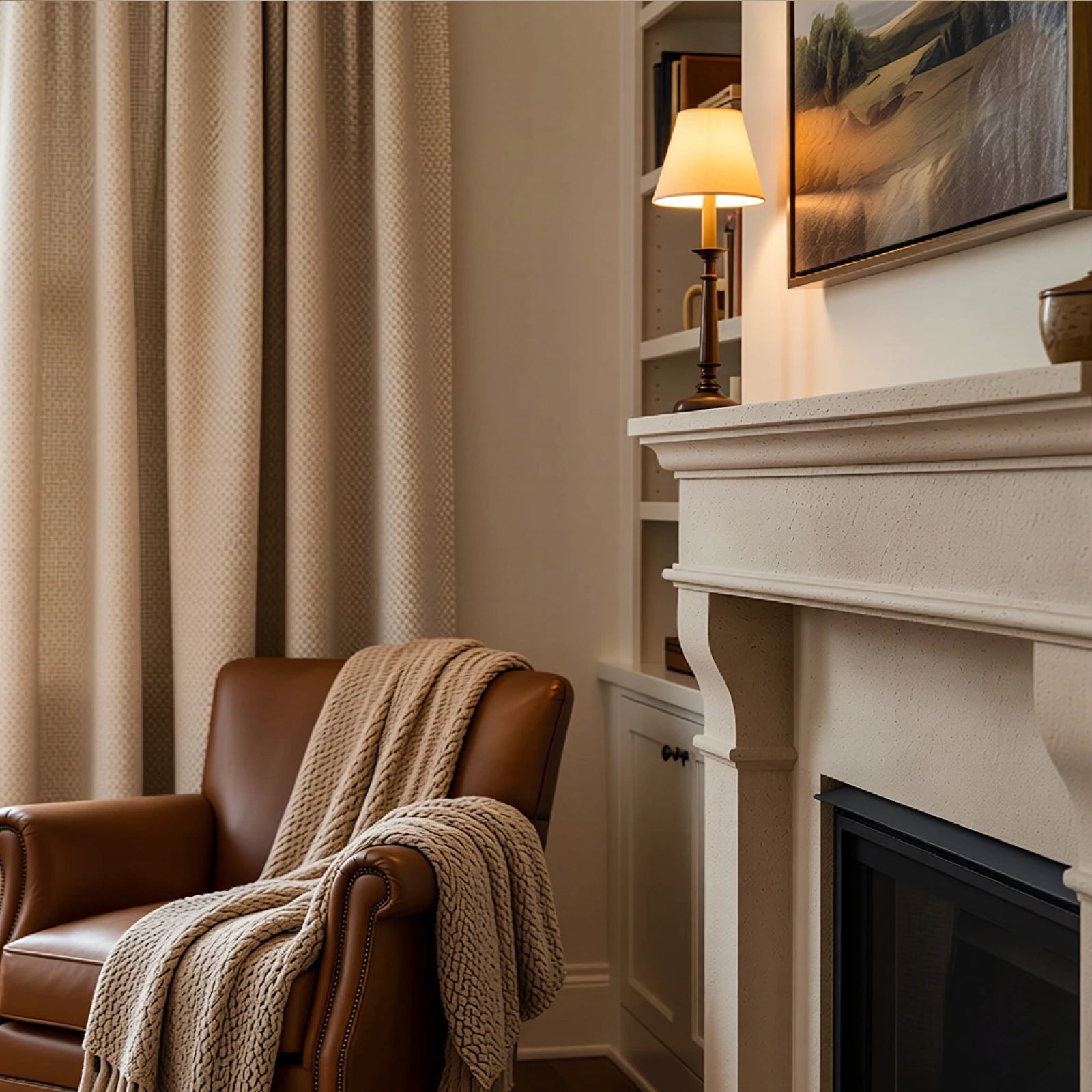 Rupert Cashmere Texture Curtains
