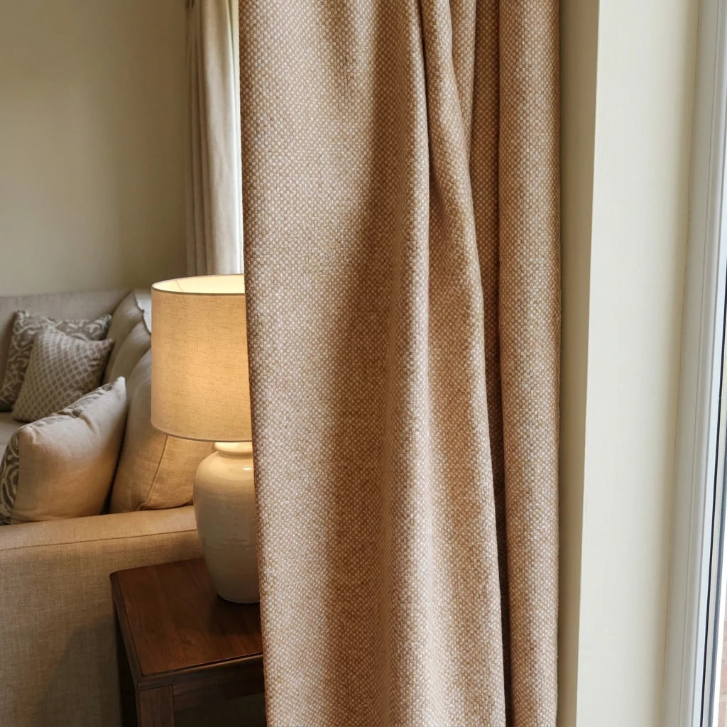 Rupert Cashmere Texture Curtains