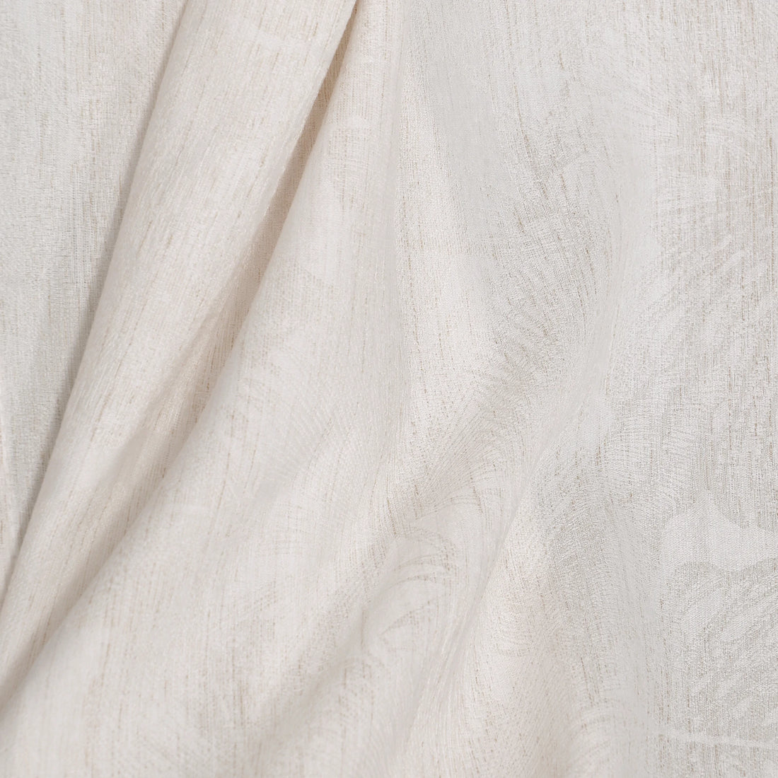 Samuel Floral Jacquard Linen Blend Sheer Curtains