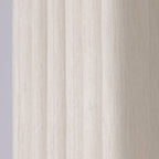 Samuel Floral Jacquard Linen Blend Sheer Curtains