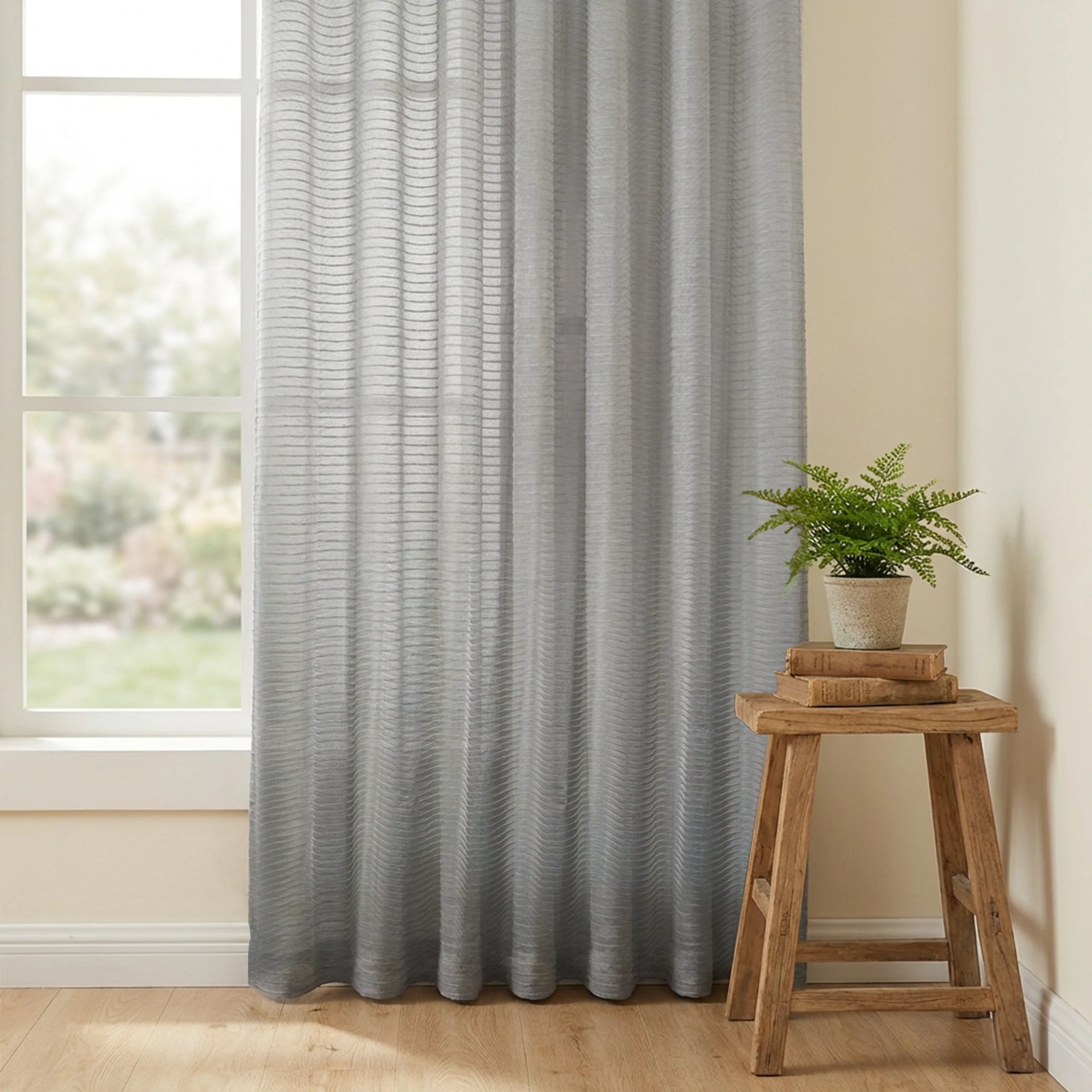 Sheila Cotton Semi Sheer Curtains