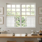Ayla Semi Sheer Cafe Curtains
