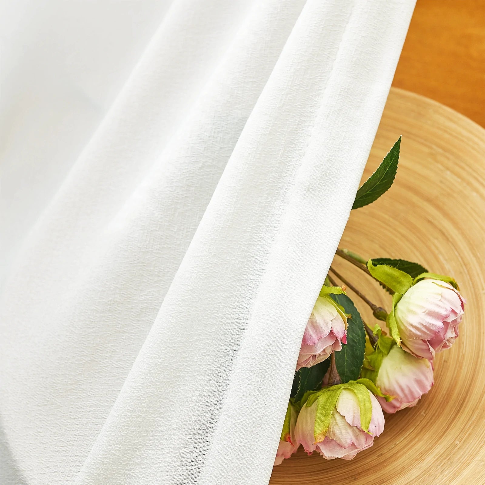 Ayla Semi Sheer Cafe Curtains