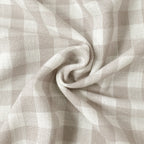 Simon Plaid Linen Textured Curtains