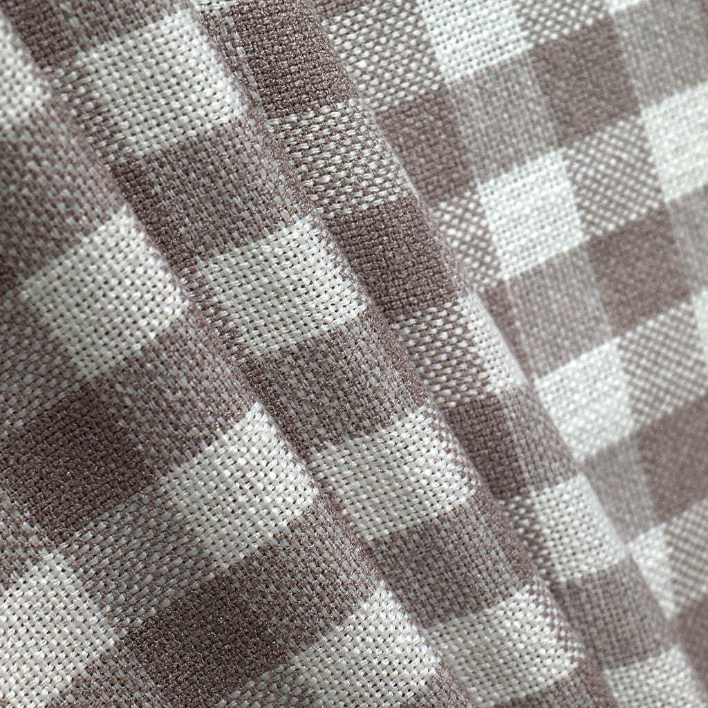 Simon Plaid Linen Textured Curtains