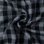 Simon Plaid Linen Textured Curtains