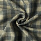 Simon Plaid Linen Textured Curtains