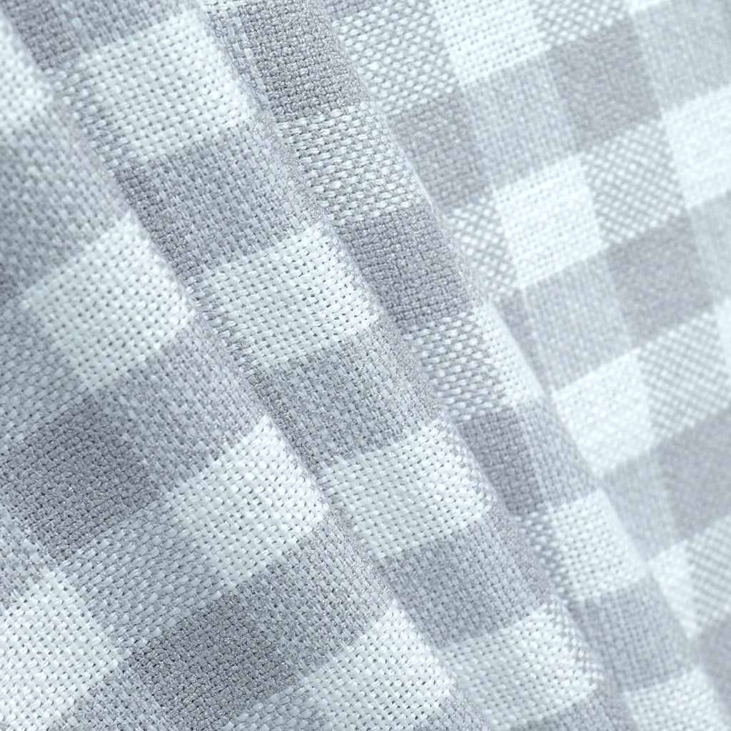 Simon Plaid Linen Textured Curtains