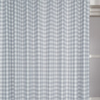 Simon Plaid Linen Textured Curtains