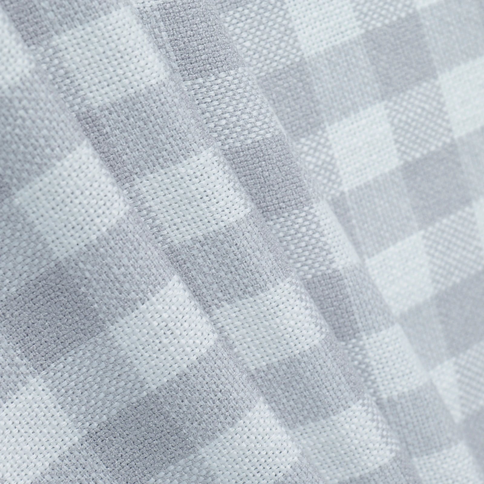 Simon Plaid Linen Textured Curtains