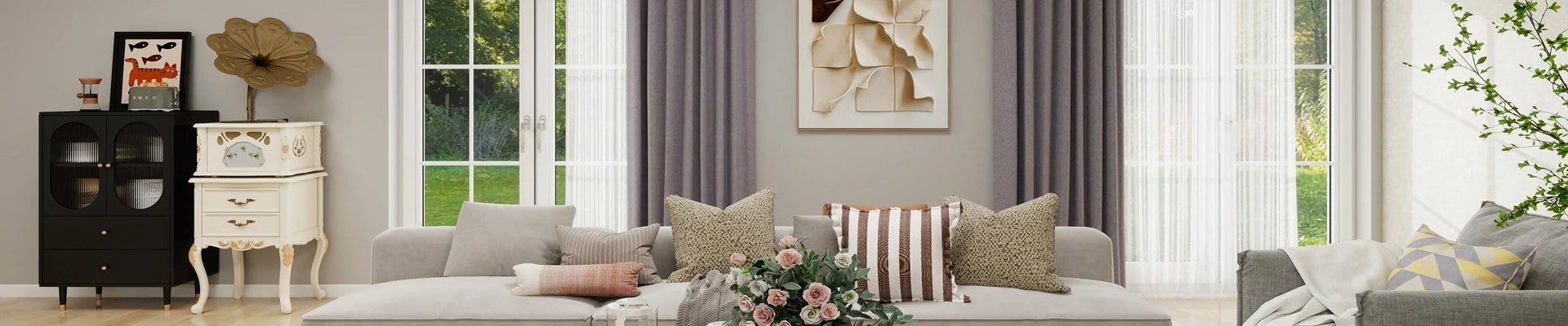 Soft Drapes Cozy Living