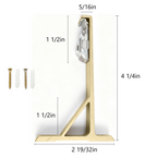 Tagore custom curtain rod gold accessories dimensions
