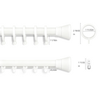 Two White Ring Options sizes are available