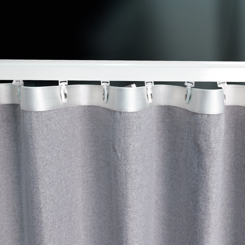 Curtain track rod installation demonstration