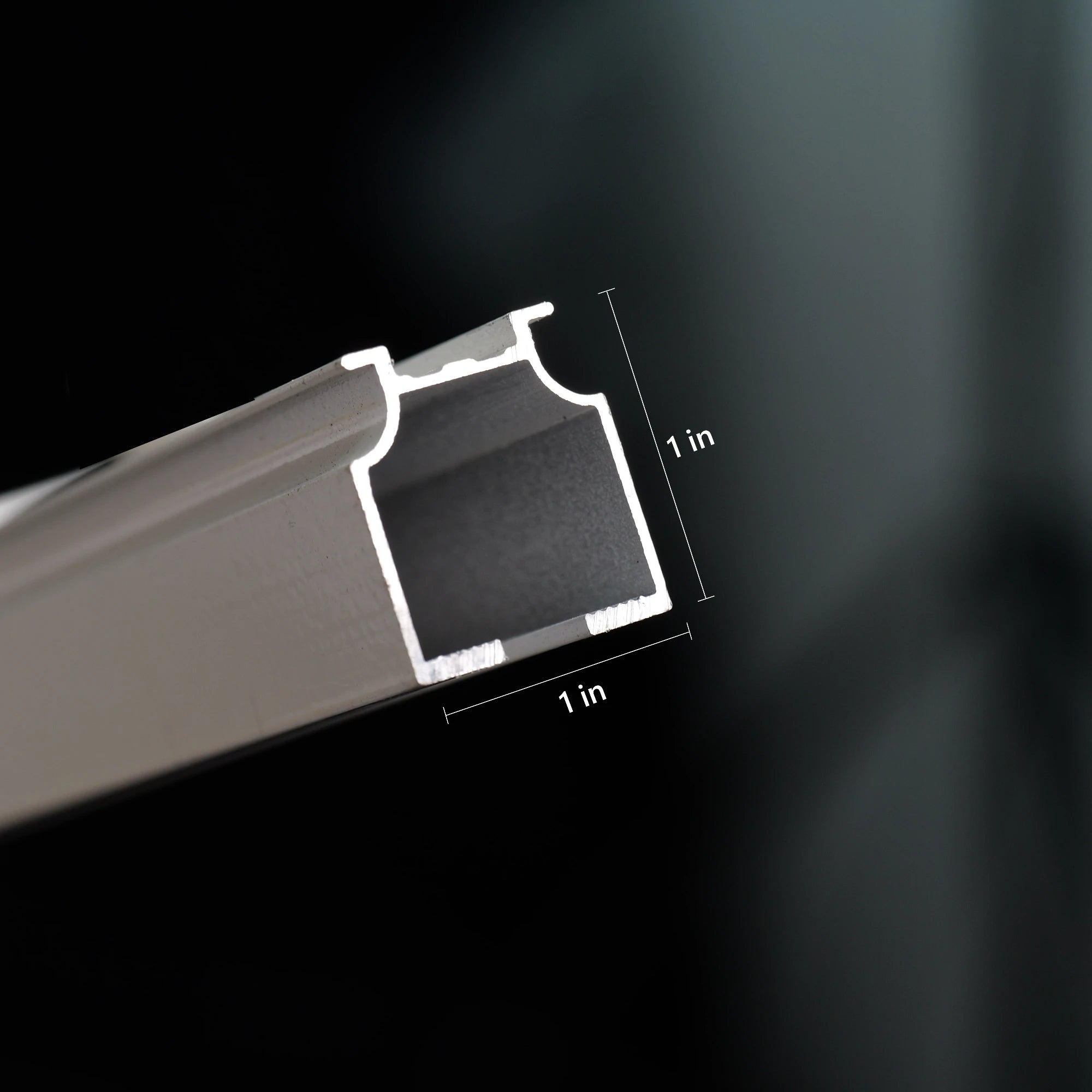 Detailed images of custom curtain track accessories