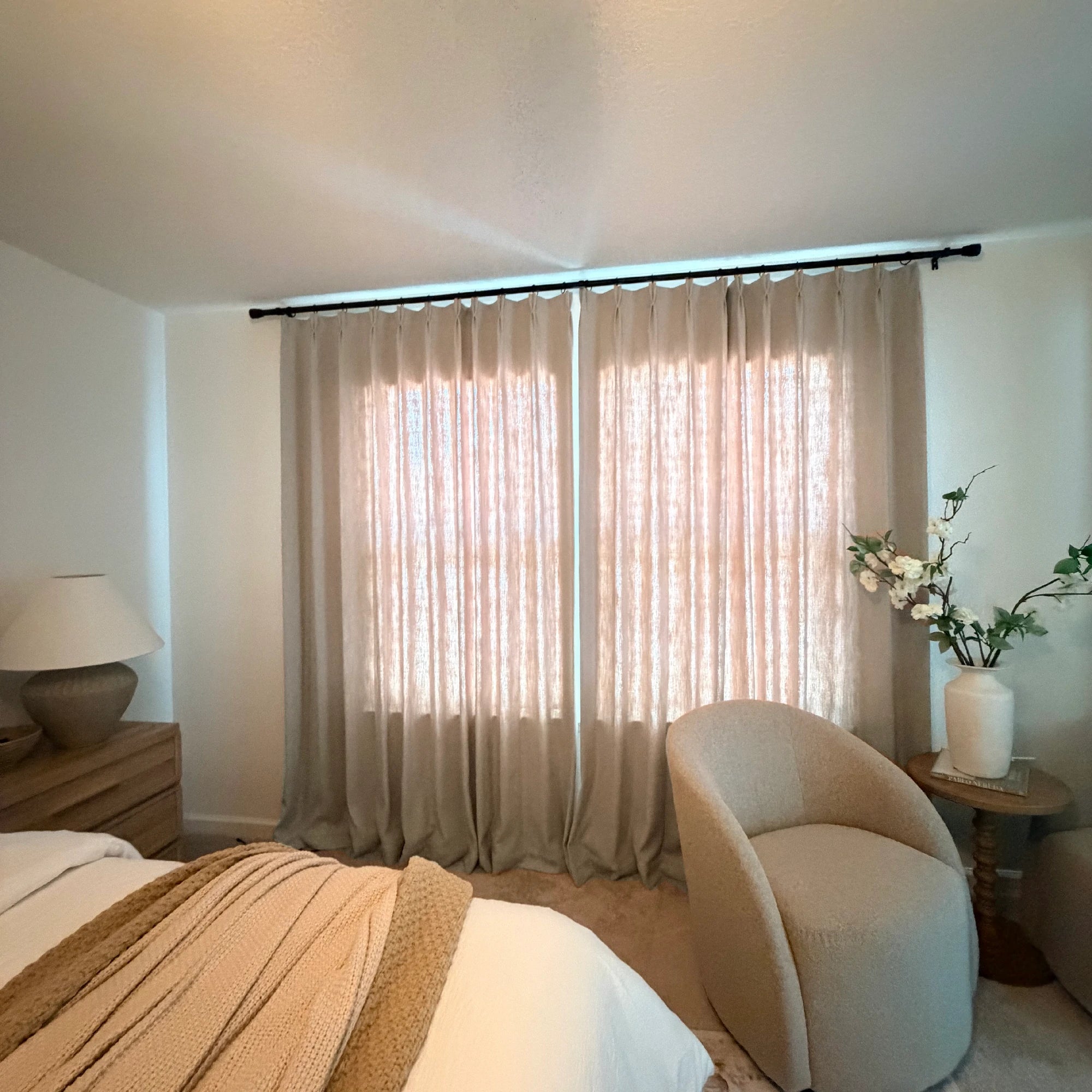 John Linen Texture Cotton Curtains