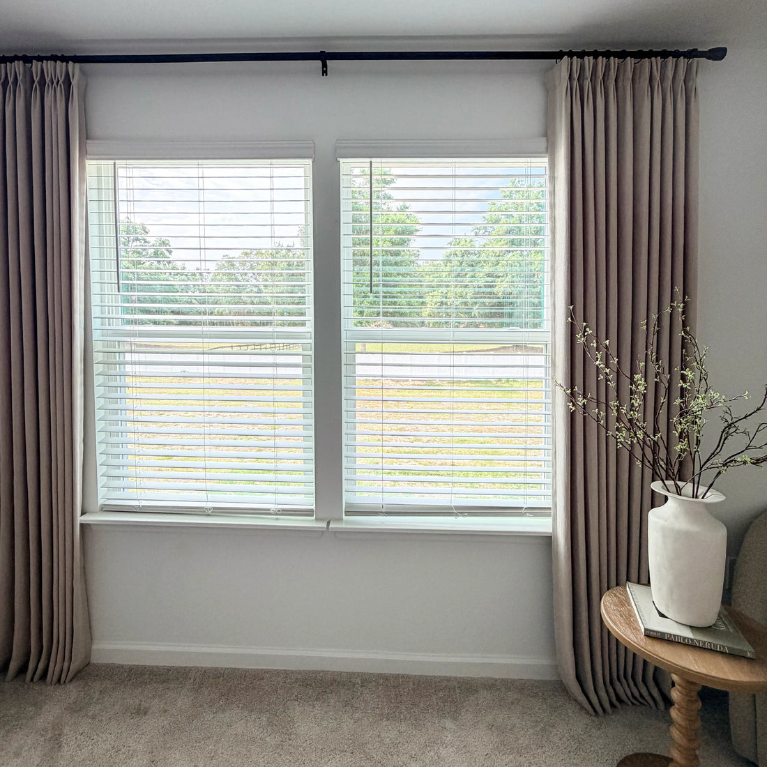 John Linen Texture Cotton Curtains
