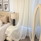 Fern Cotton Semi Sheer Curtains