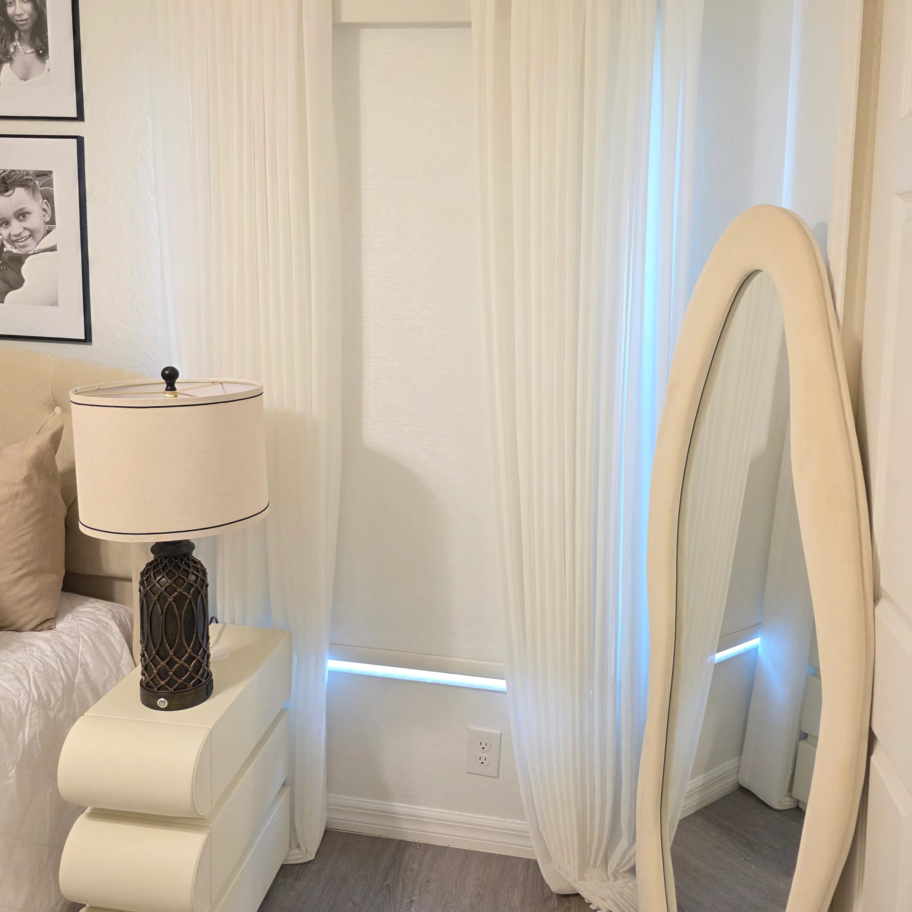 Fern Cotton Semi Sheer Curtains