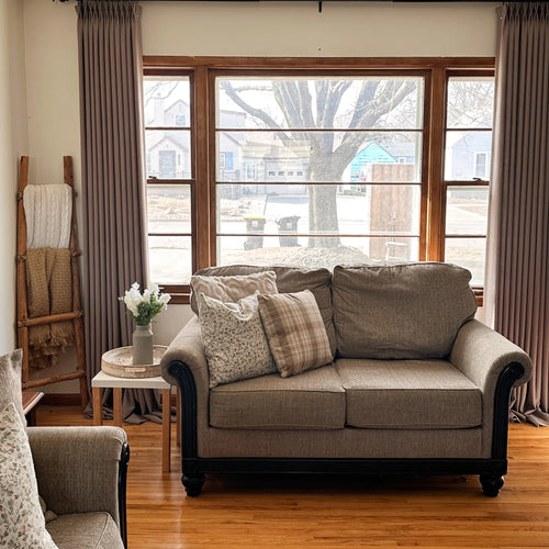 Henry  Linen Cotton Look Curtains