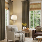 Henry  Linen Cotton Look Curtains