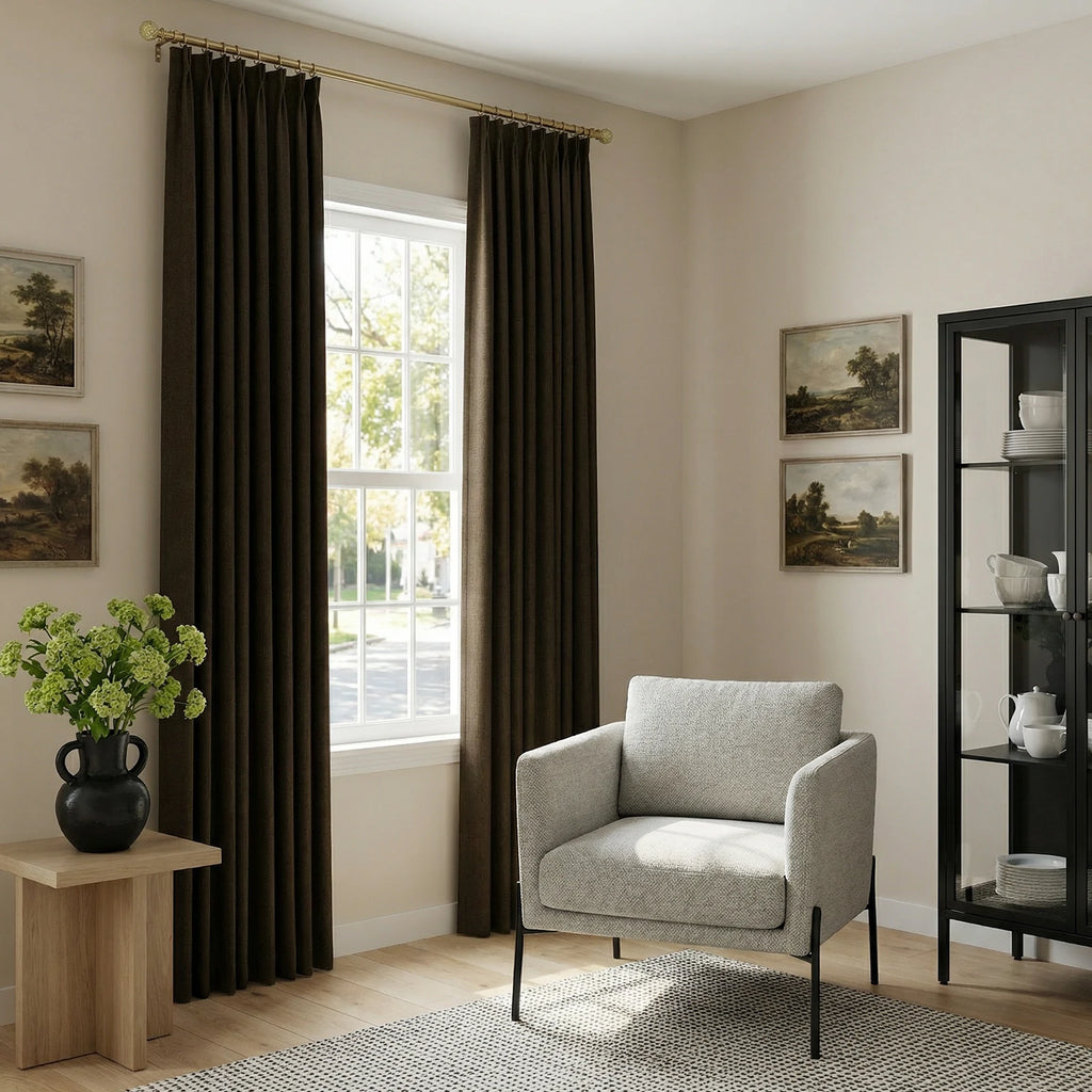 Henry  Linen Cotton Look Curtains