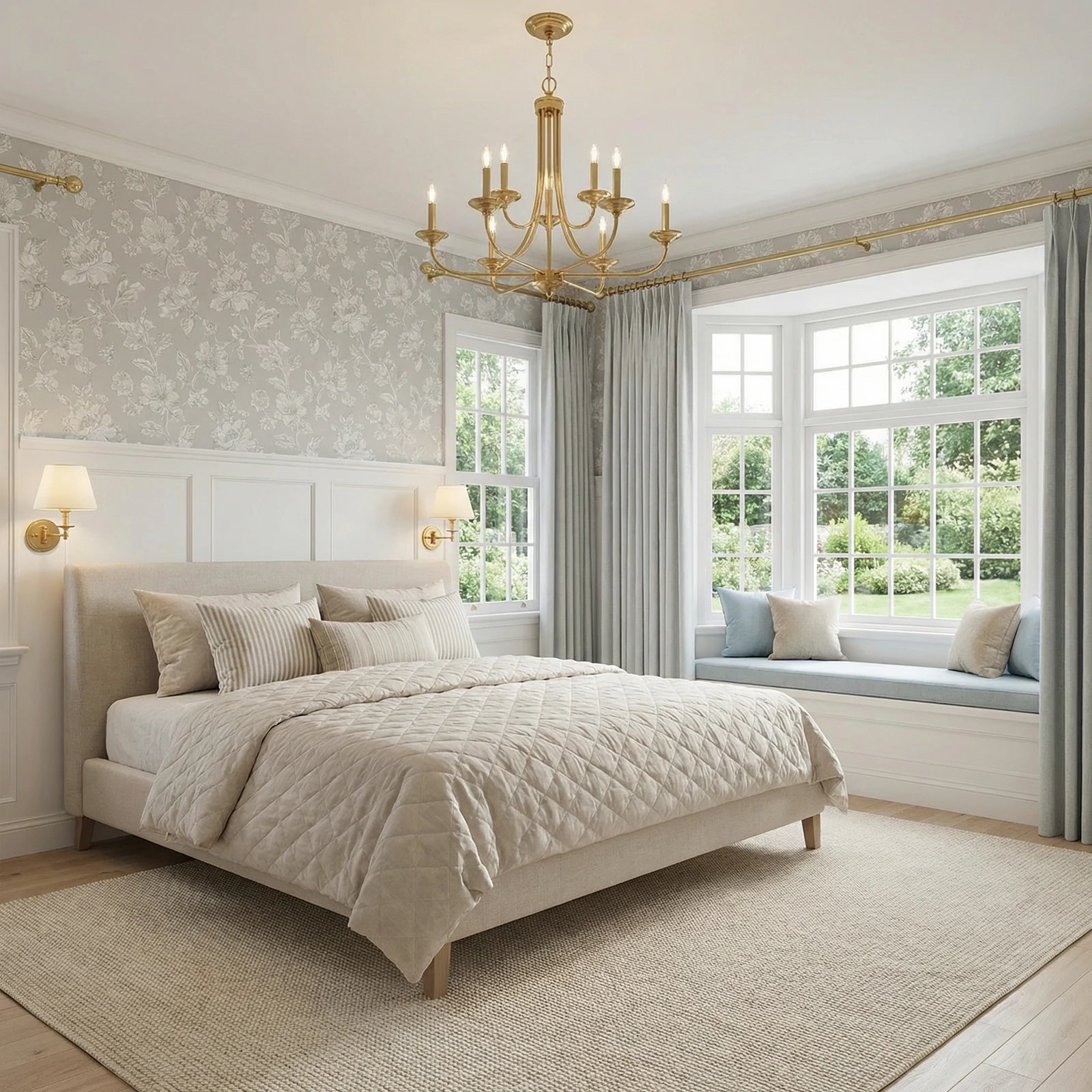 Henry  Linen Cotton Look Curtains