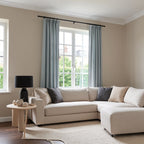 Henry  Linen Cotton Look Curtains