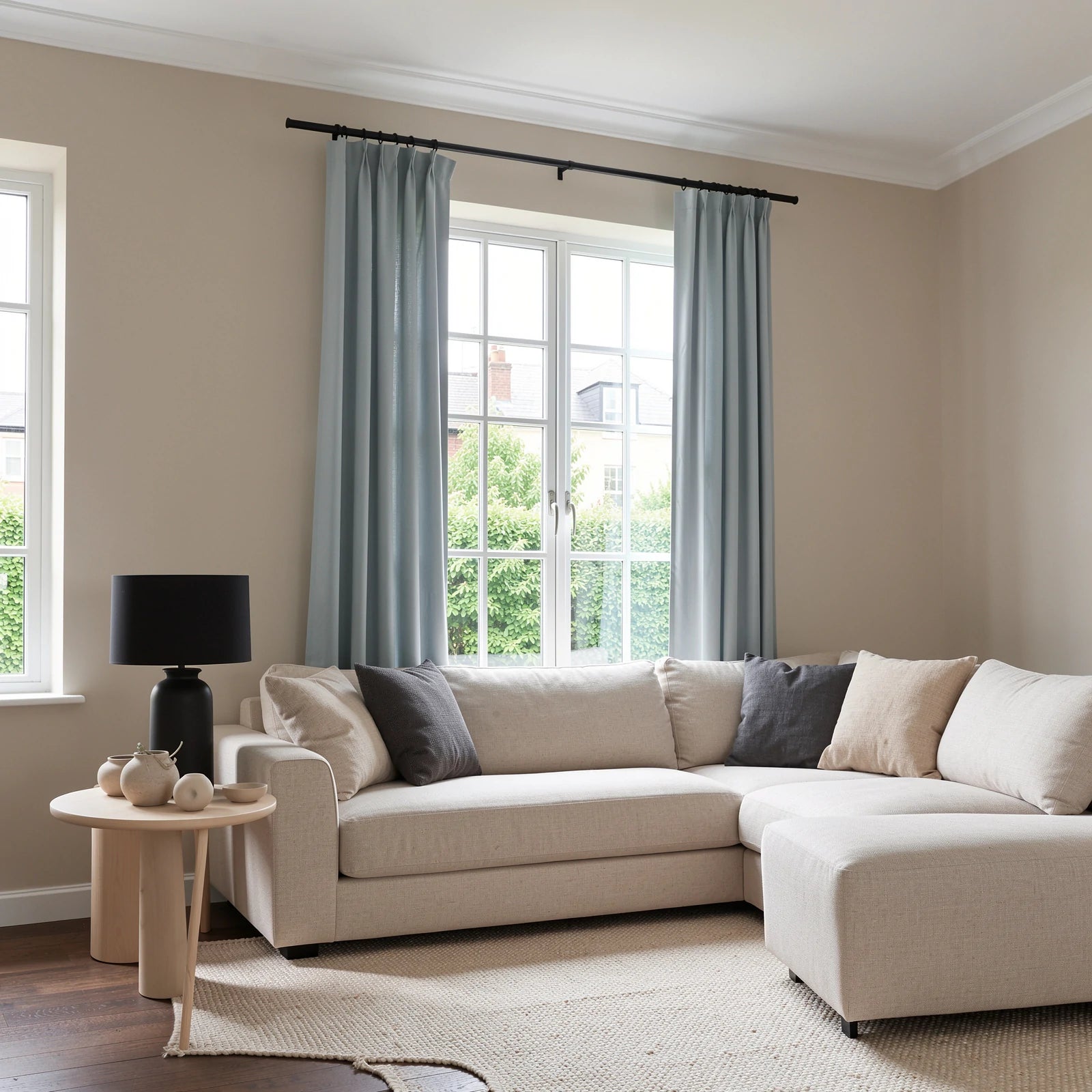 Henry  Linen Cotton Look Curtains