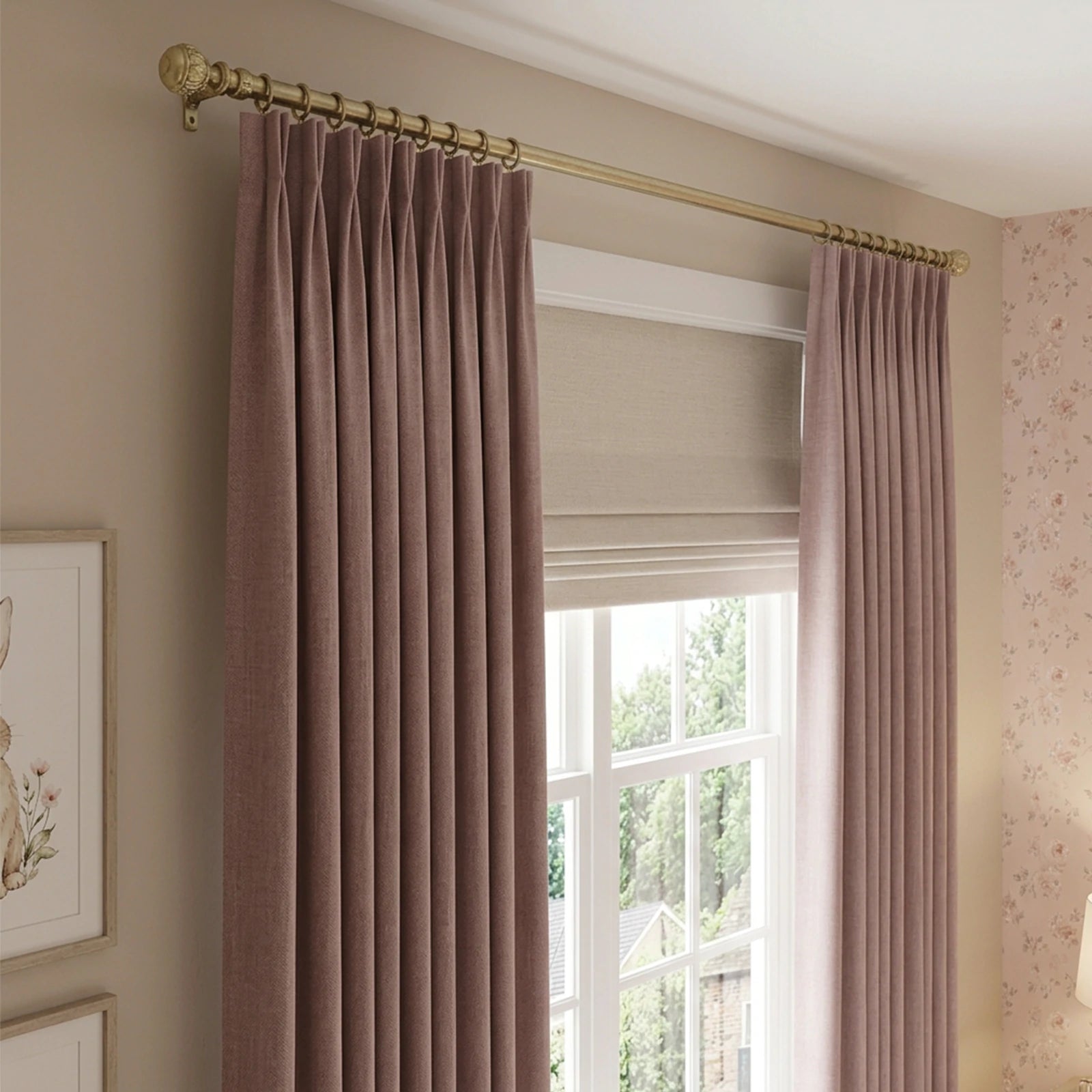 Henry  Linen Cotton Look Curtains