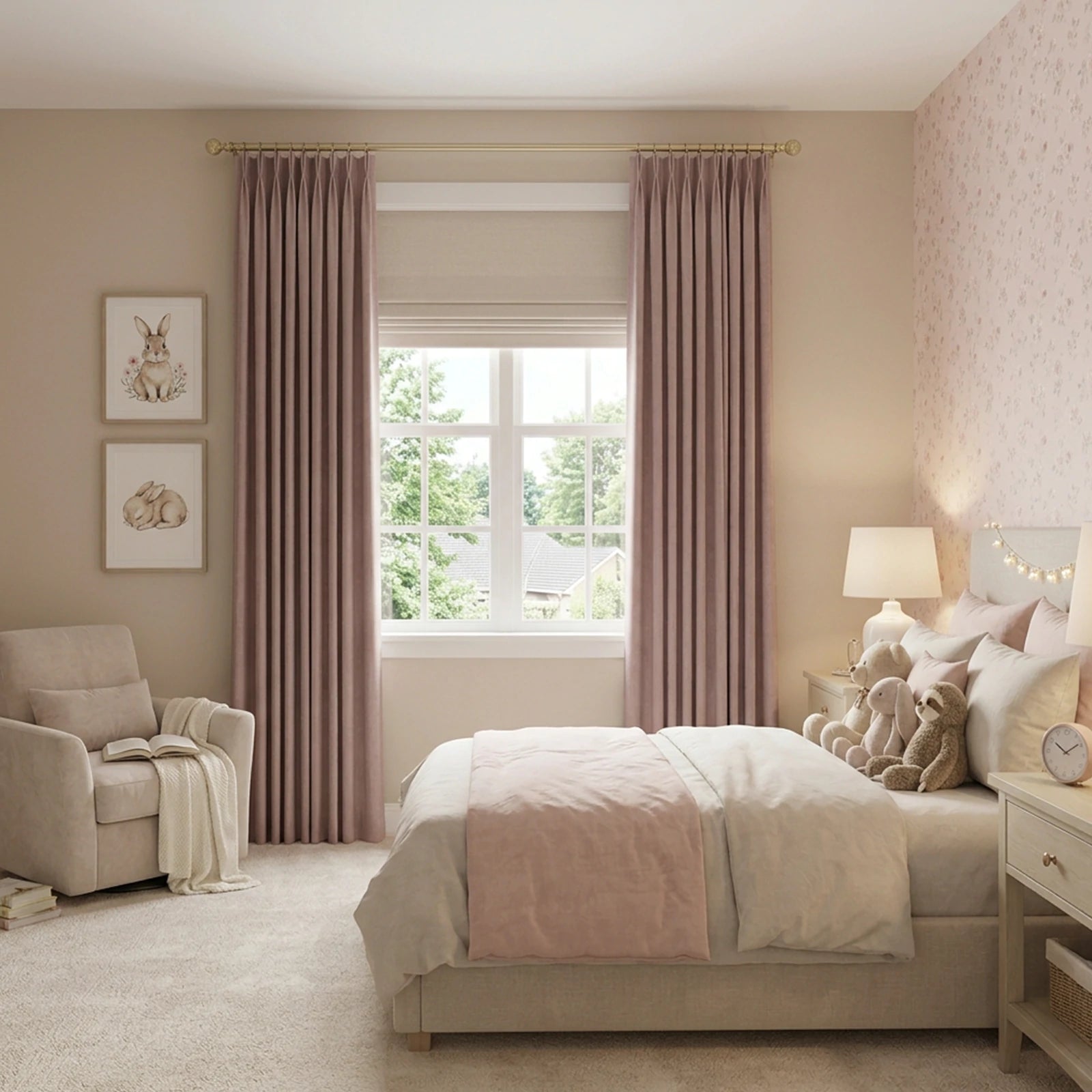 Henry  Linen Cotton Look Curtains