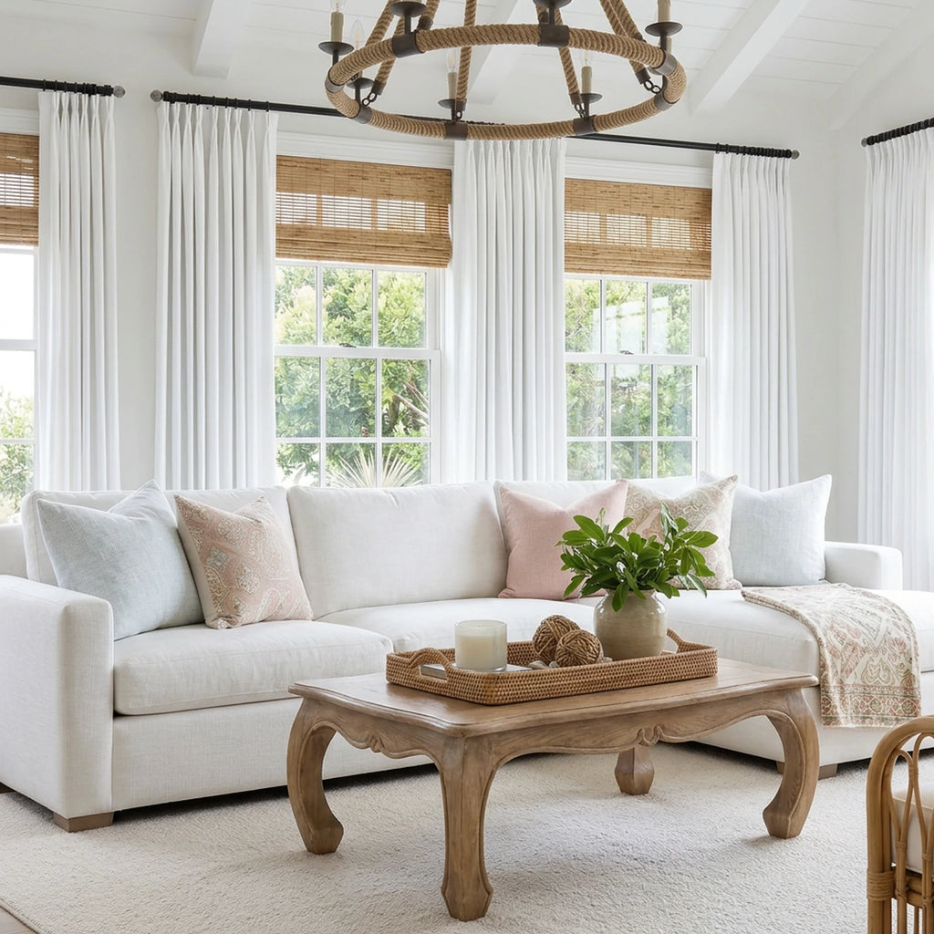 Henry  Linen Cotton Look Curtains