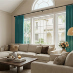 Henry  Linen Cotton Look Curtains