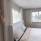 Jasper Dotted Linen Blend Curtains