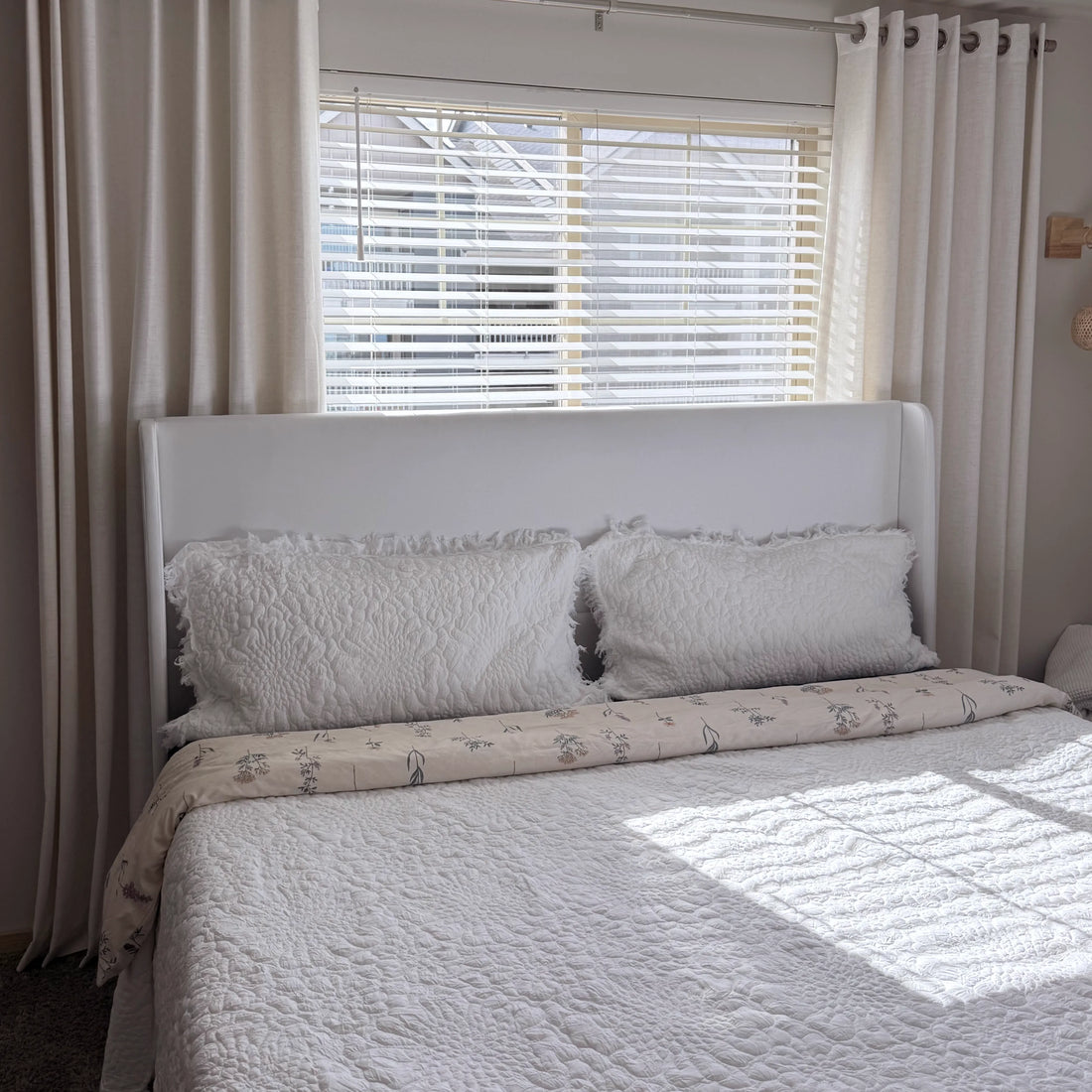 Jasper Dotted Linen Blend Curtains