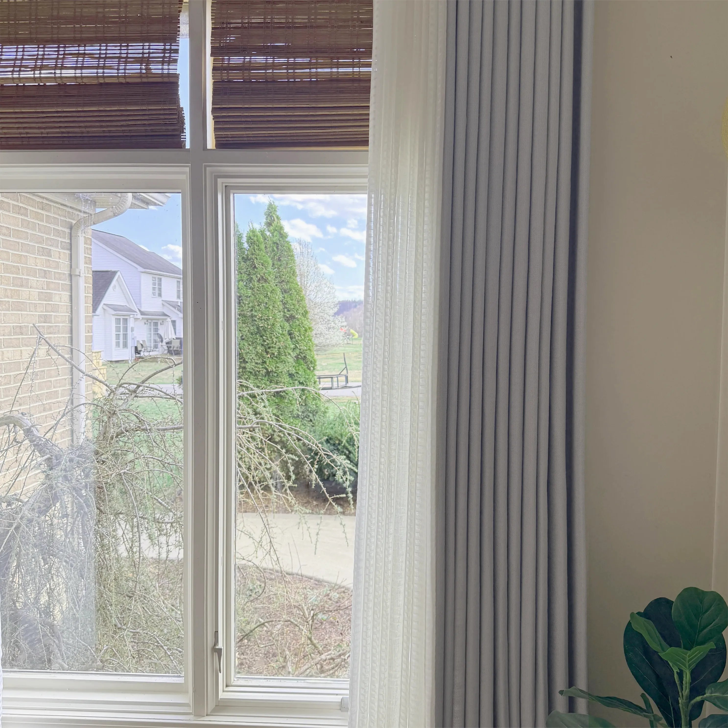 John Linen Texture Cotton Curtains