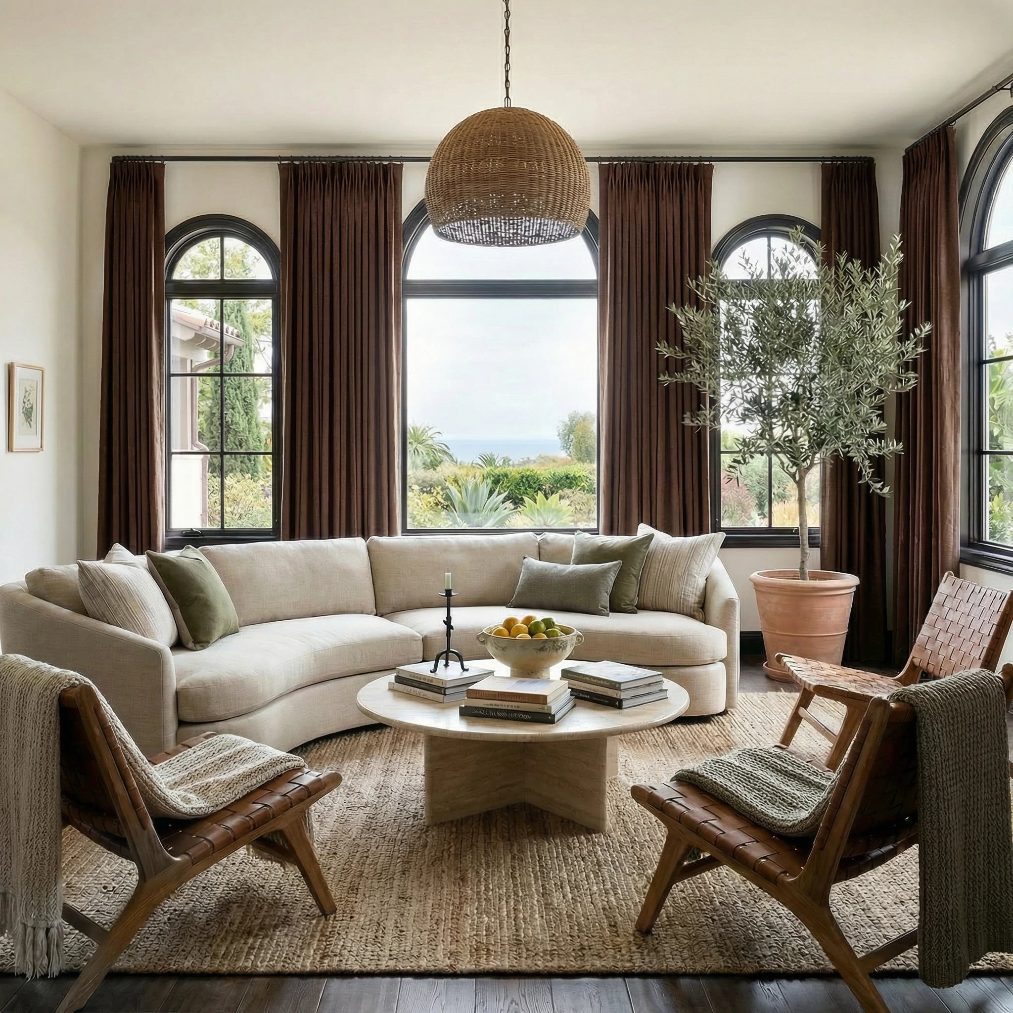 John Linen Texture Cotton Curtains