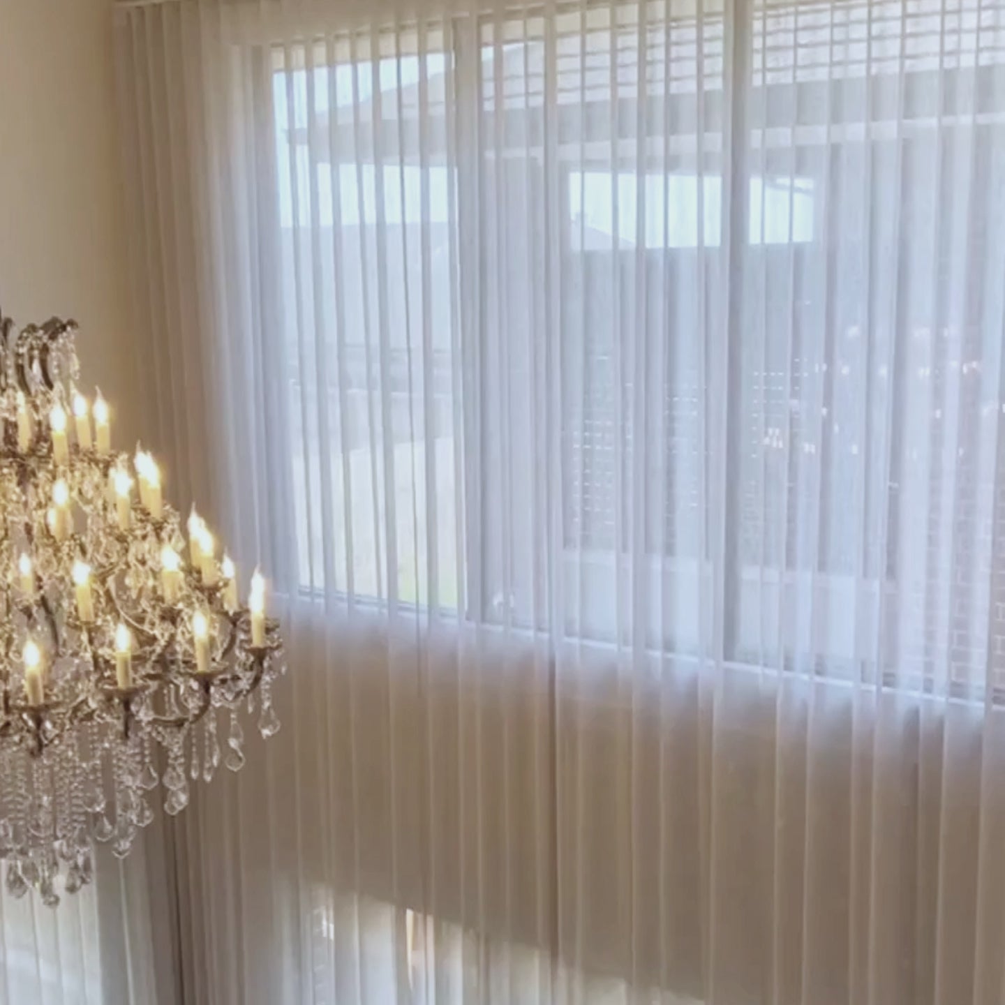 Fern Cotton Semi Sheer Curtains