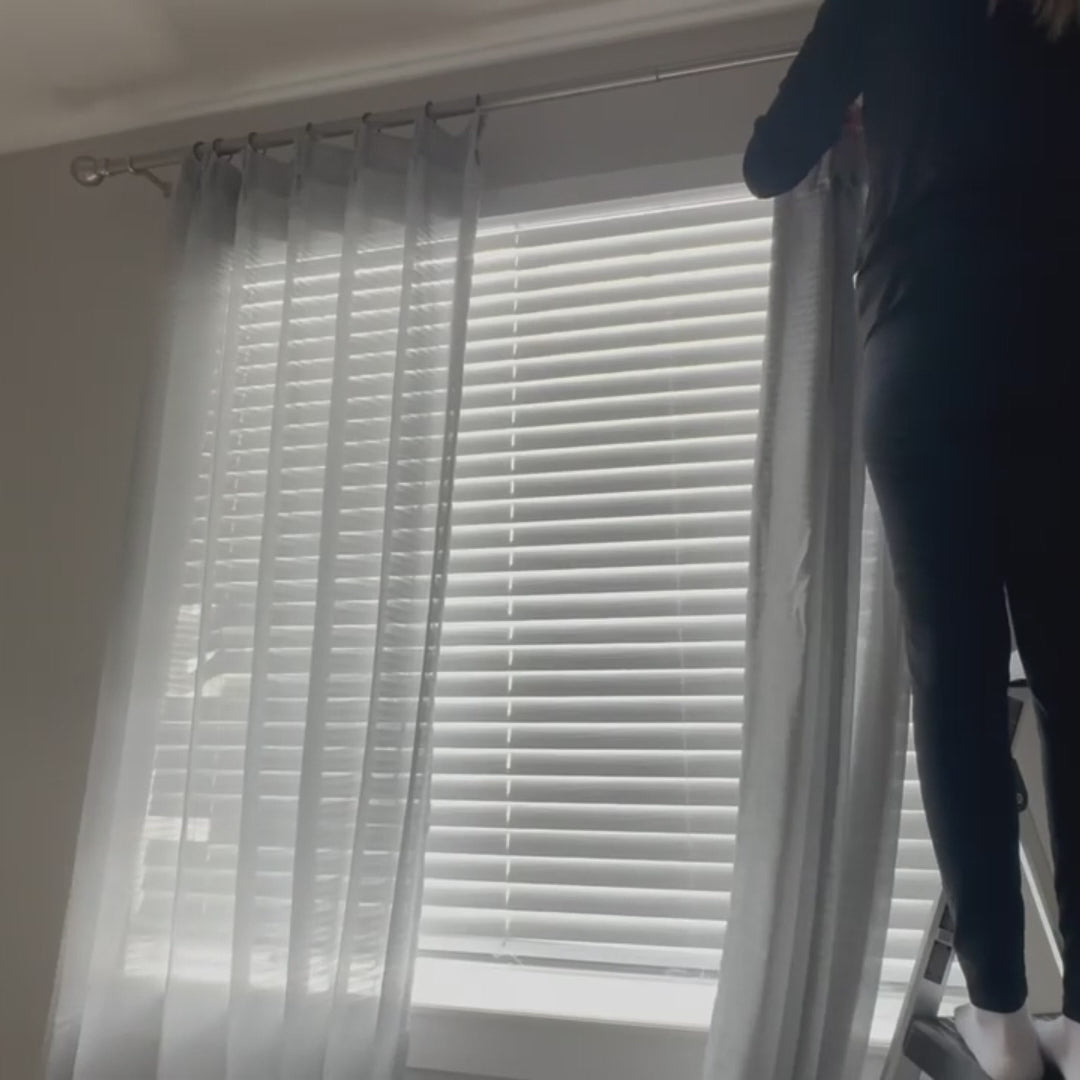 Sheila Cotton Semi Sheer Curtains
